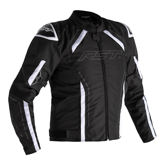 RST S-1 Black/White Motorcycle Jacket 1