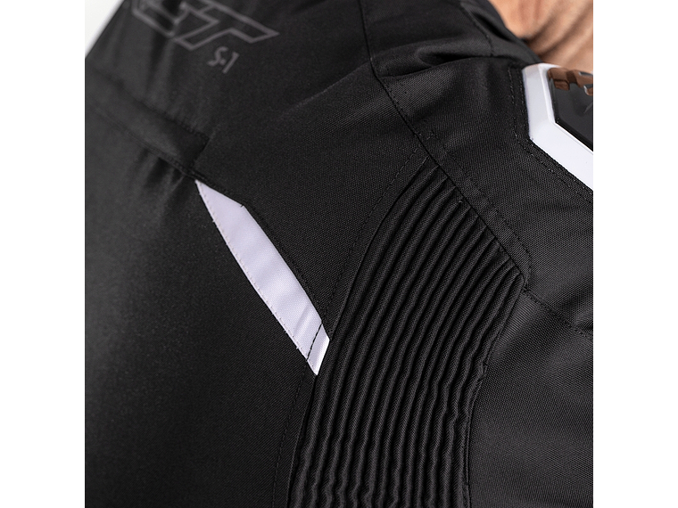 RST S-1 Black/White Motorcycle Jacket 6