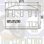 Filtro Óleo Hiflofiltro BMW HF164