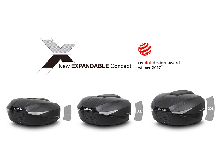 Top Case SHAD SH58X Carbono 2