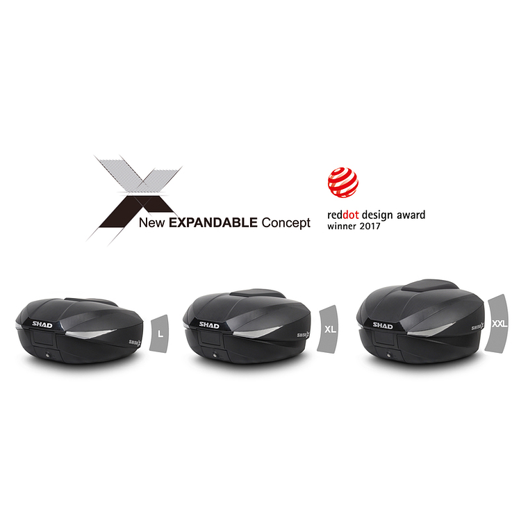 Top Case SHAD SH58X Carbono 2