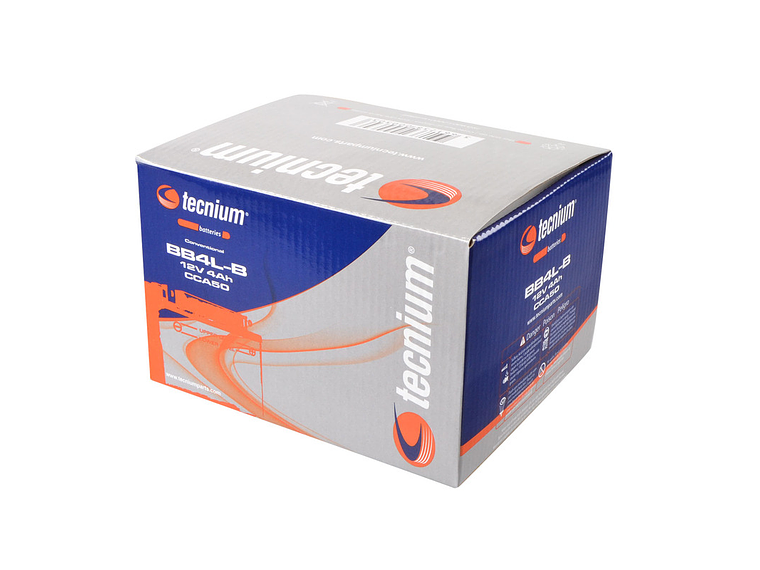 12V 4Ah BB4L-B Battery - Tecnium  2