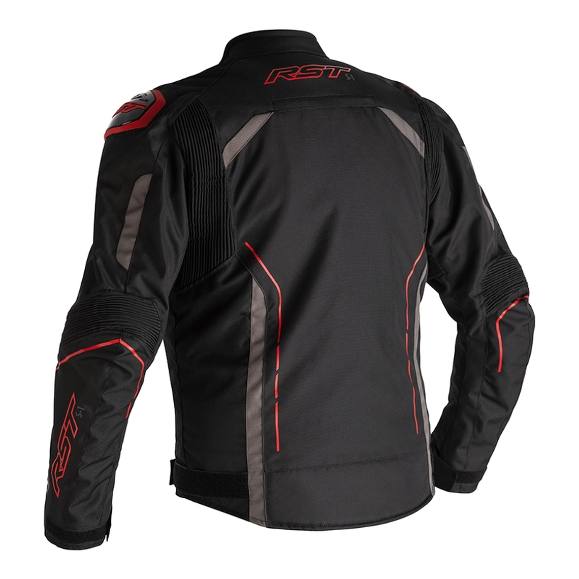 Casaco RST S-1 Preto e Vermelho Motociclista 6