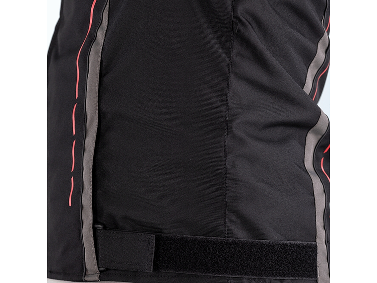 Casaco RST S-1 Preto e Vermelho Motociclista 7