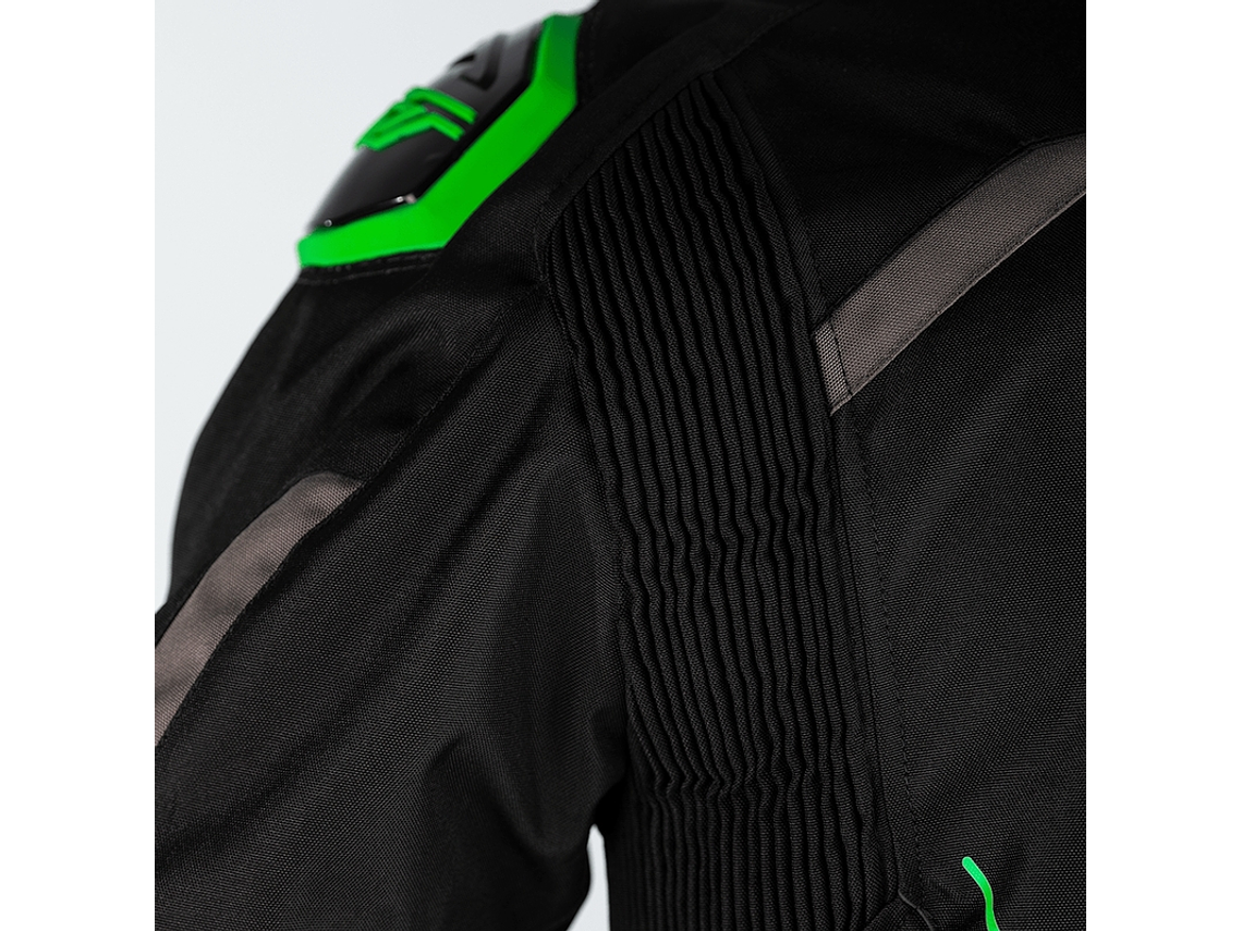 RST S-1 Motorcycle Jacket Black and Green 4