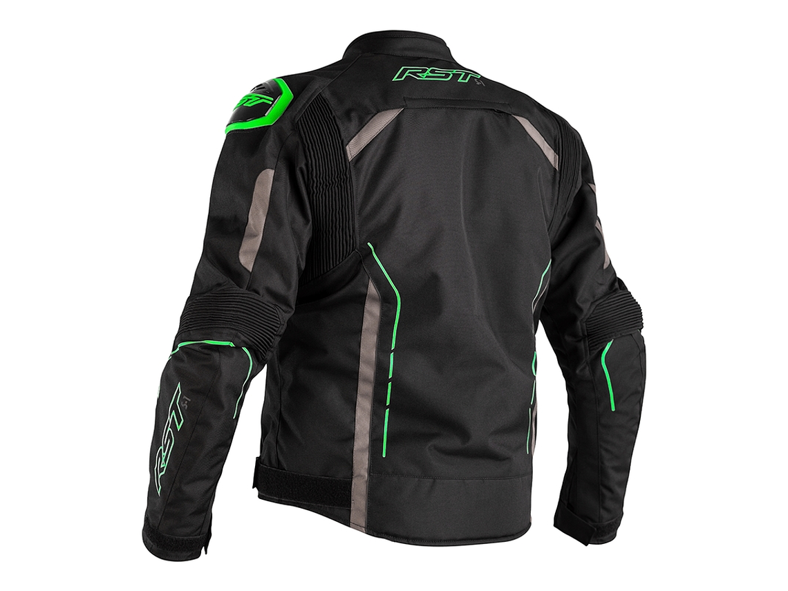 RST S-1 Motorcycle Jacket Black and Green 5