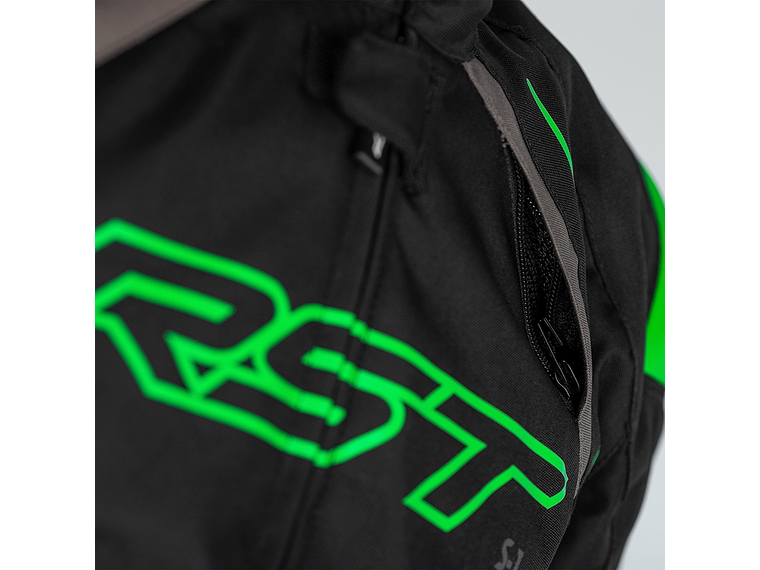 RST S-1 Motorcycle Jacket Black and Green 6