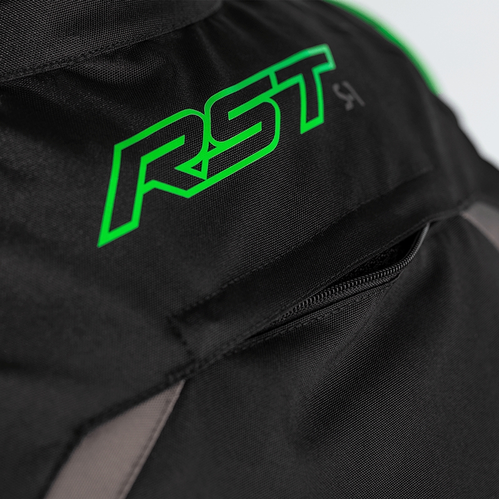 Casaco RST S-1 Preto e Verde Motociclista