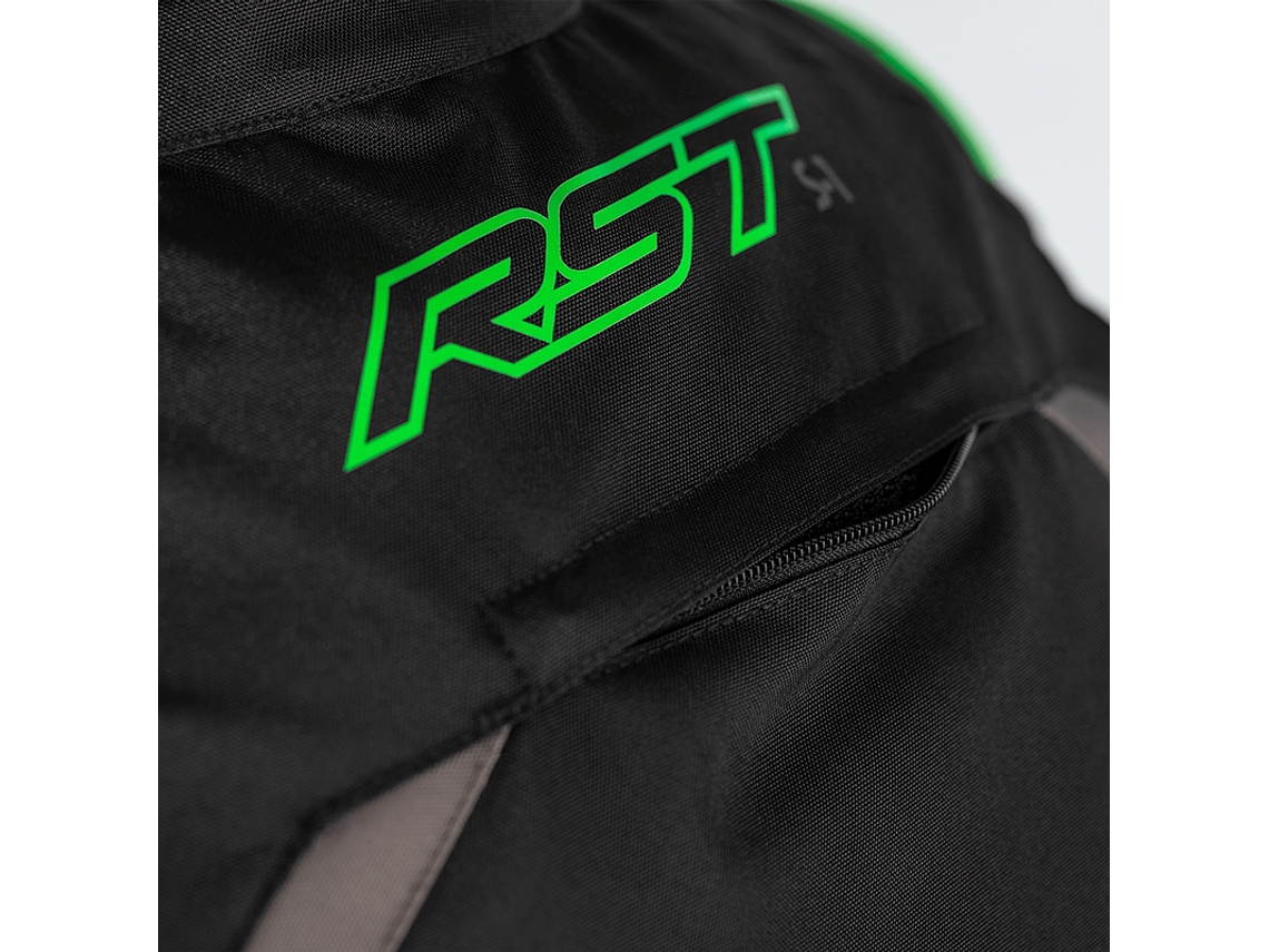 RST S-1 Motorcycle Jacket Black and Green 7