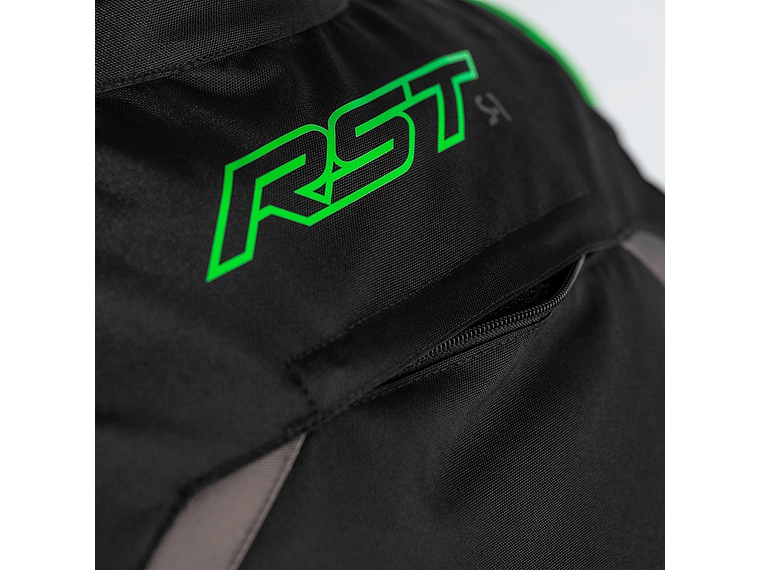 RST S-1 Motorcycle Jacket Black and Green 7