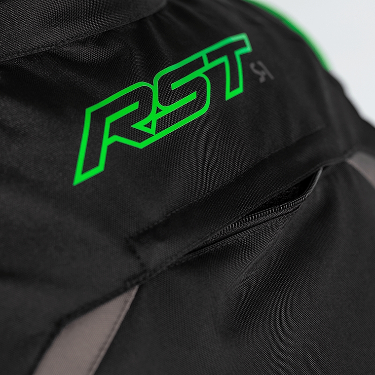 RST S-1 Motorcycle Jacket Black and Green 7