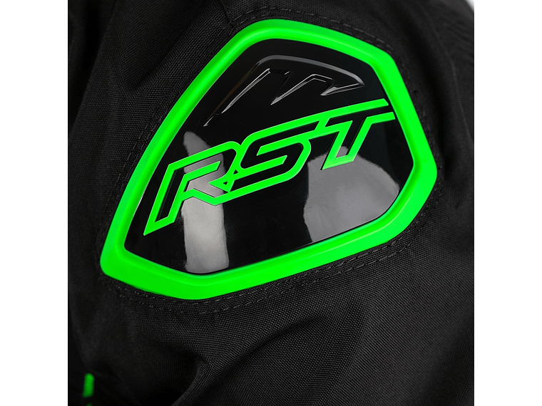 RST S-1 Motorcycle Jacket Black and Green 8