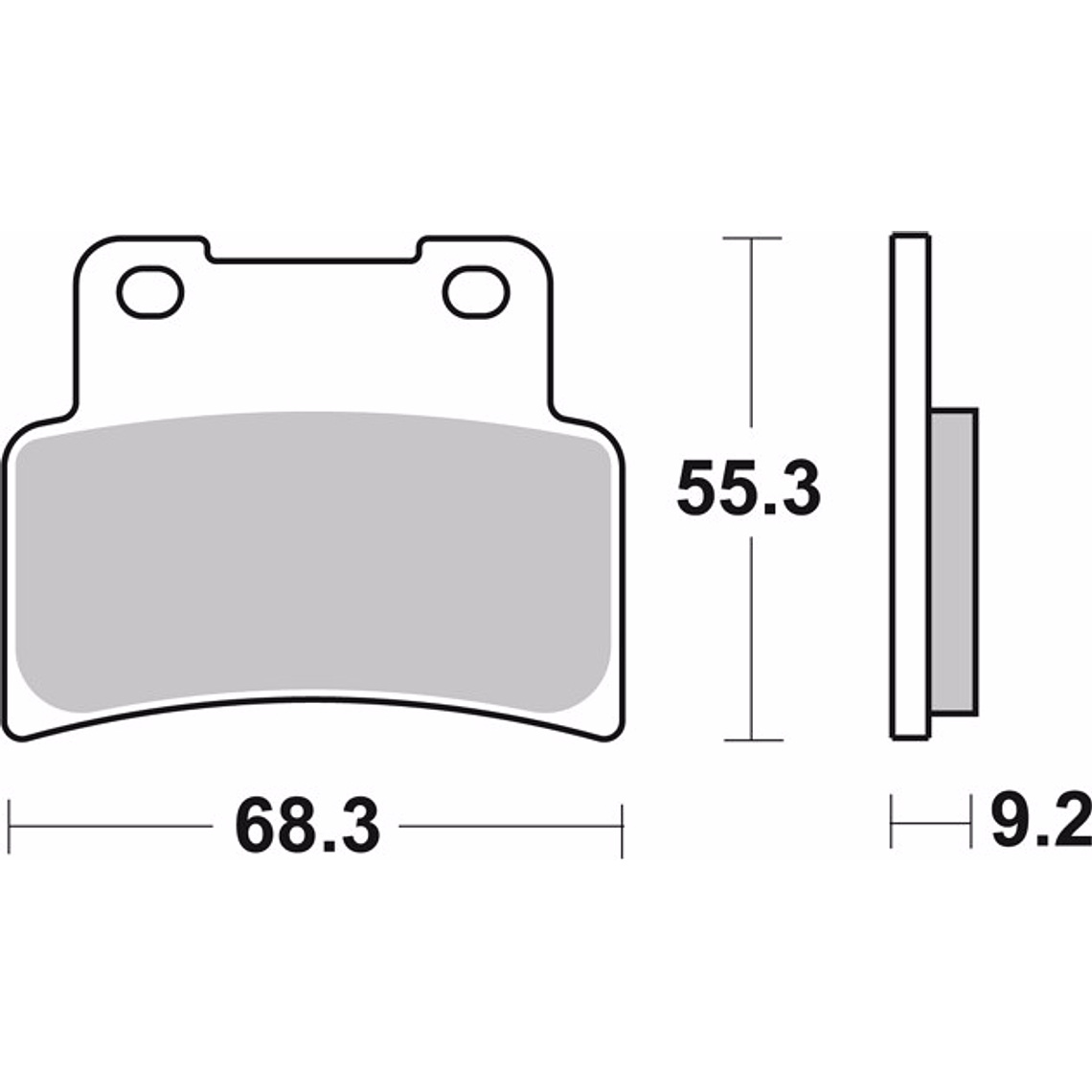 Pastilhas de Travão Orgânicas Brembo 07GR7707  2