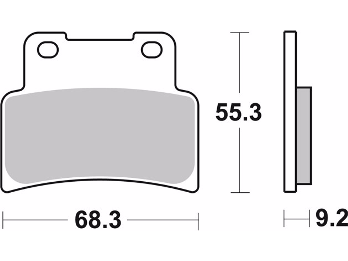 Pastilhas de Travão Orgânicas Brembo 07GR7707  2