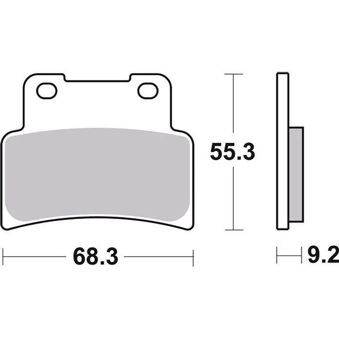 Pastilhas de Travão Orgânicas Brembo 07GR7707  2