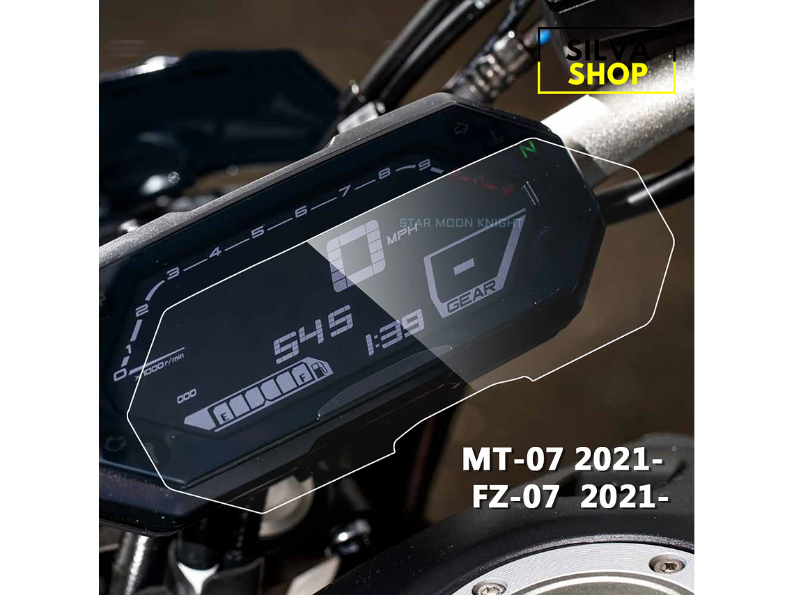 Película Proteção Velocímetro Yamaha MT 07 2021-2022 1