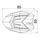 Sliders/Cogumelos Yamaha MT 07 / YZF-R7 PUIG R19 7064N - vignette 3