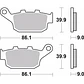 Sintered Brake Pads Brembo Honda CB650R 07HO53SP - thumbnail 2