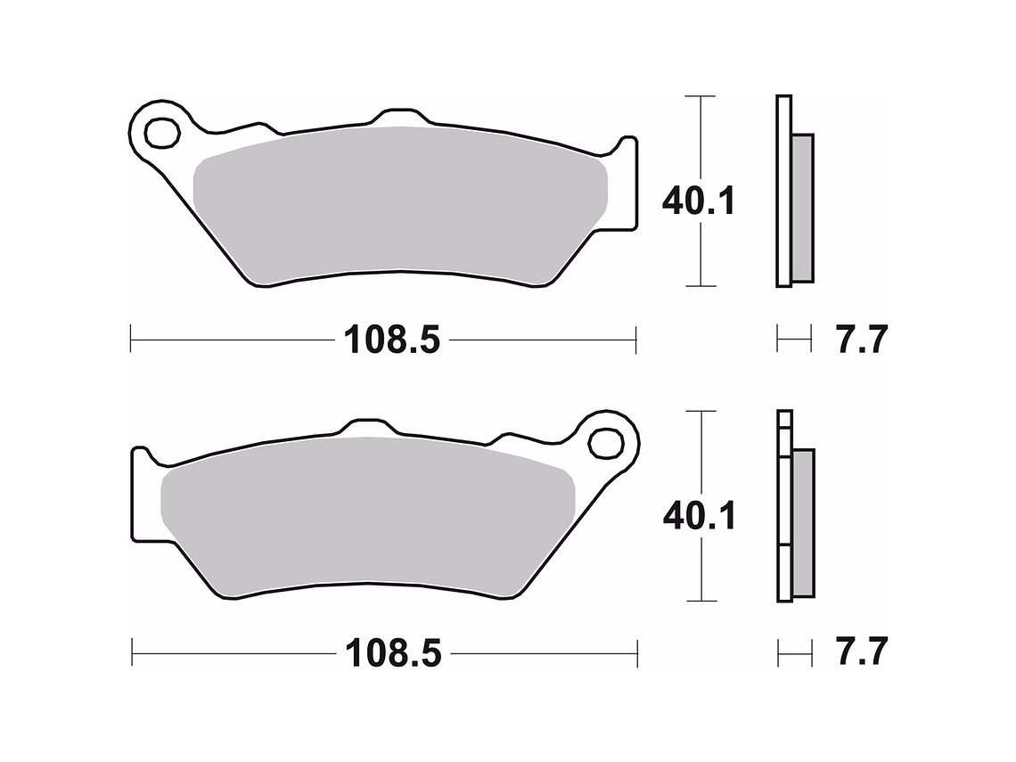 Sintered Brake Pads Brembo BMW R 1250 GS 07BB03SP 2