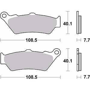 Sintered Brake Pads Brembo BMW R 1250 GS 07BB03SP