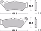 Sintered Brake Pads Brembo BMW R 1250 GS 07BB03SP - thumbnail 2