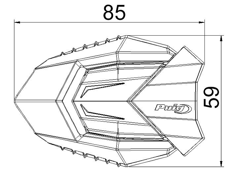Sliders Yamaha MT-09 PUIG R19 20669N 4