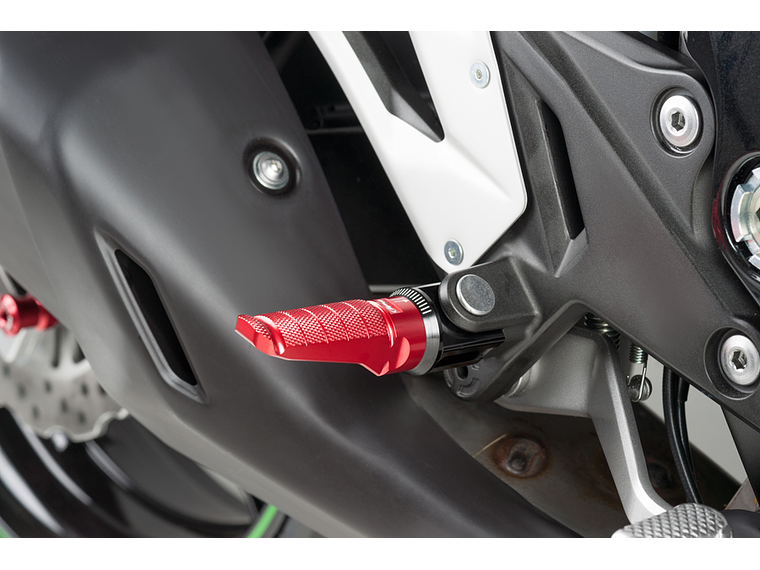 Footrest Racing PUIG Red 2