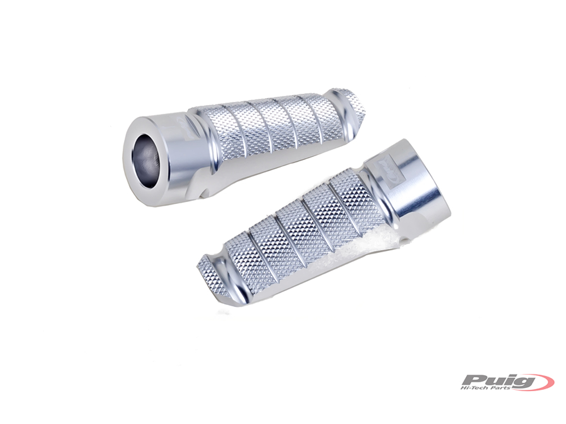 Pousa-Pés Racing PUIG Prateado 1