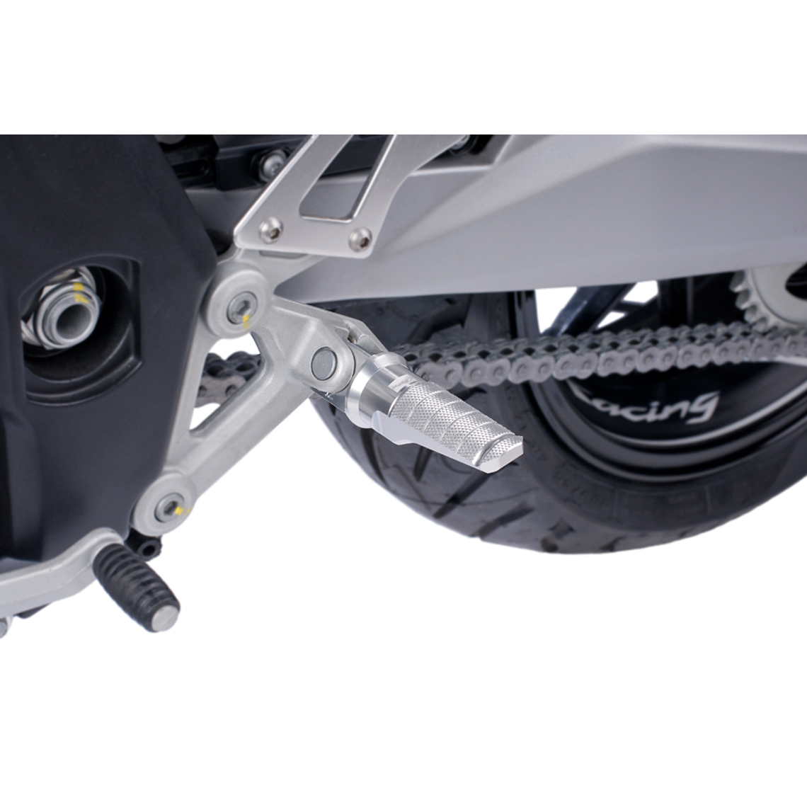 Pousa-Pés Racing PUIG Prateado 2