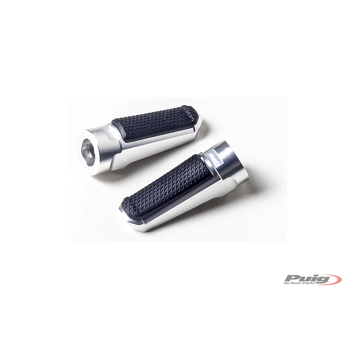 PUIG Sport Foot Rests Silver 1