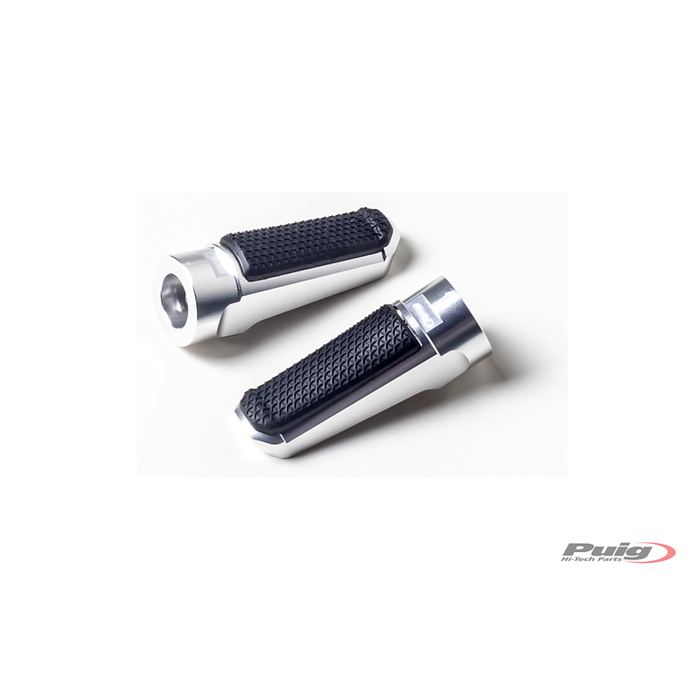 PUIG Sport Foot Rests Silver 1