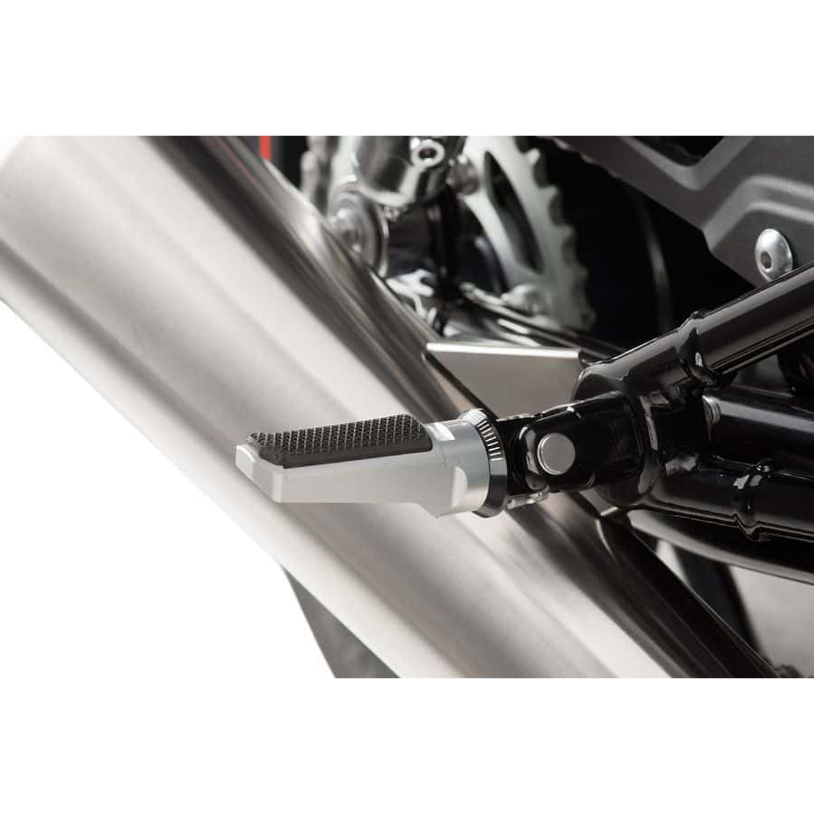 PUIG Sport Foot Rests Silver 2