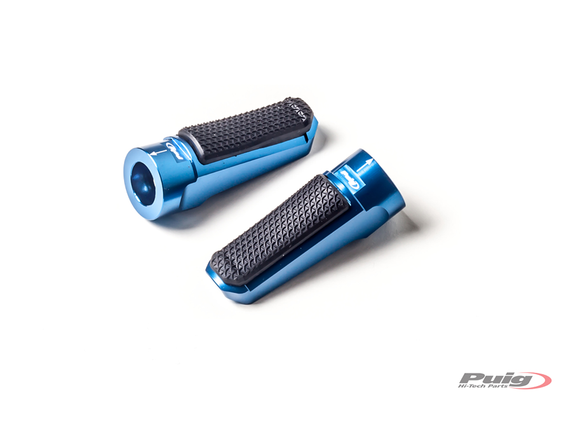 PUIG Sport Blue Foot Rests 1