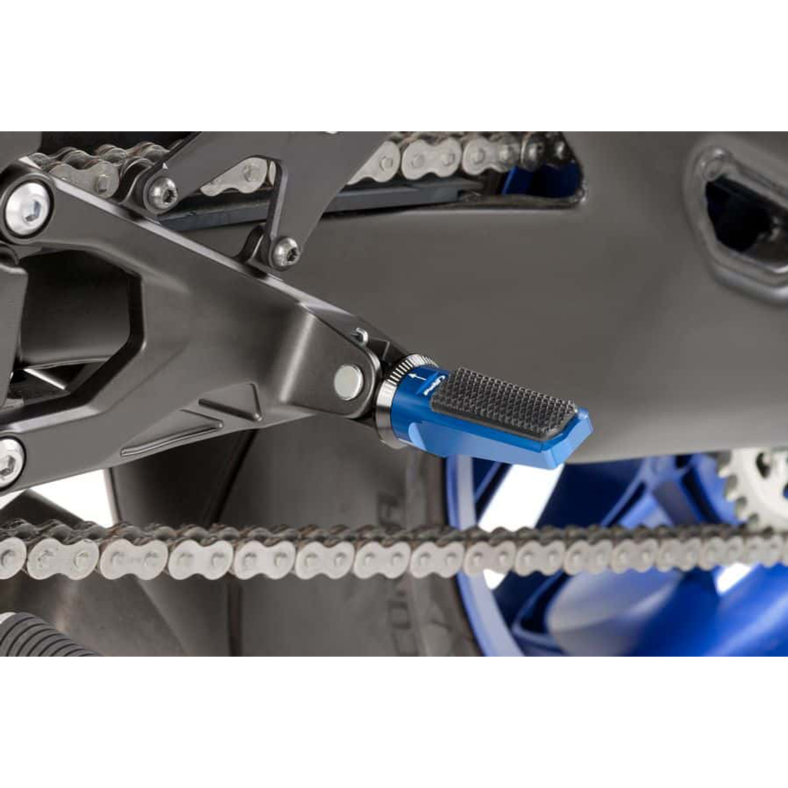 PUIG Sport Blue Foot Rests 2