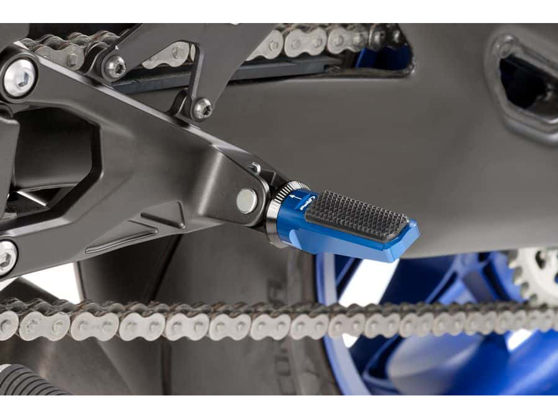 PUIG Sport Blue Foot Rests 2