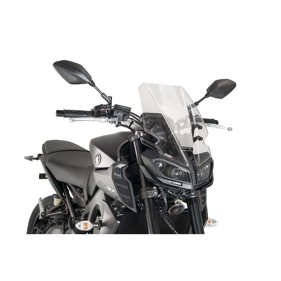  MT-09 2017 Naked Touring Transparent PUIG Visor 1