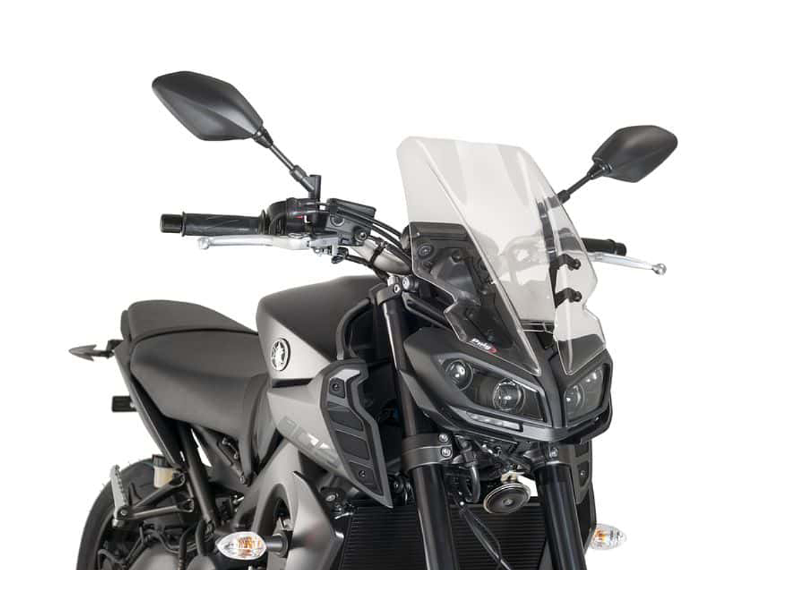  MT-09 2017 Naked Touring Transparent PUIG Visor 1