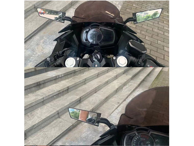 Aerodynamic Mirrors for Motorcycles 7