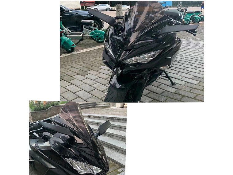 Aerodynamic Mirrors for Motorcycles 8