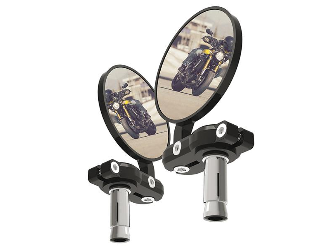 Café Racer Round Oxford Handle Mirrors OX577 1