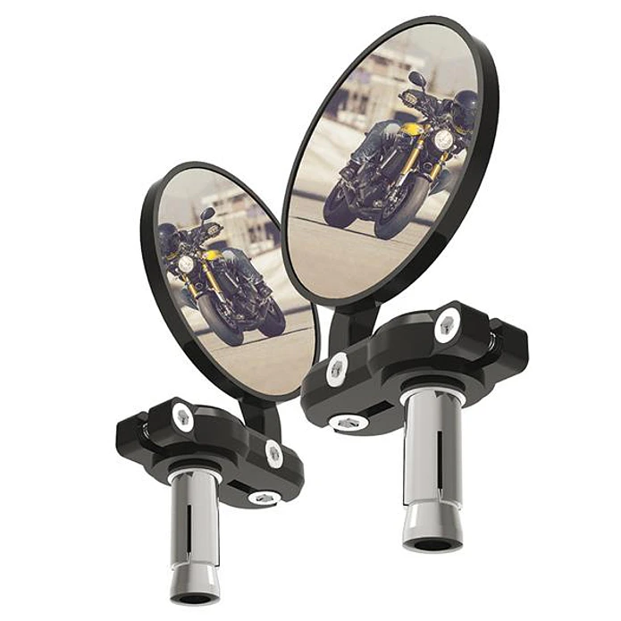 Café Racer Round Oxford Handle Mirrors OX577 1