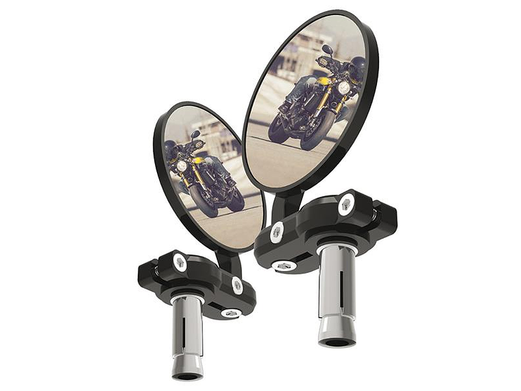 Café Racer Round Oxford Handle Mirrors OX577 1