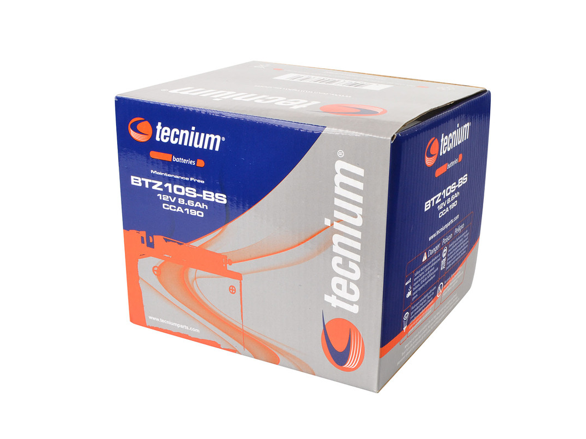 Bateria 12V 8,6Ah BTZ10S - Tecnium Yamaha MT 07 / MT 09 / MT 10 2