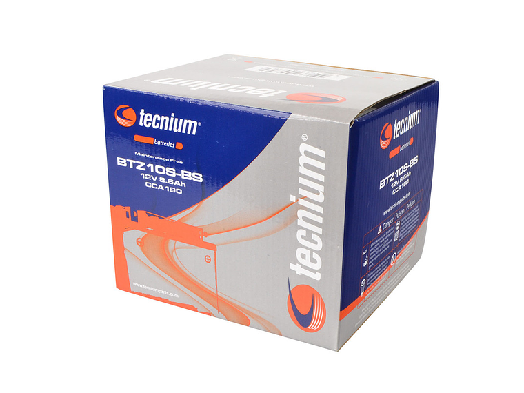 Bateria 12V 8,6Ah BTZ10S - Tecnium Yamaha MT 07 / MT 09 / MT 10 2