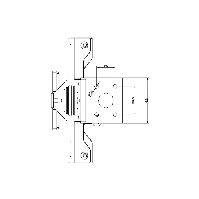PUIG 1539N Universal Plate Holder 2