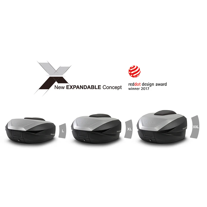 Top Case SHAD SH59X Expansível Preto 7