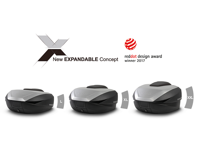 Top Case SHAD SH59X Expansível Preto 7