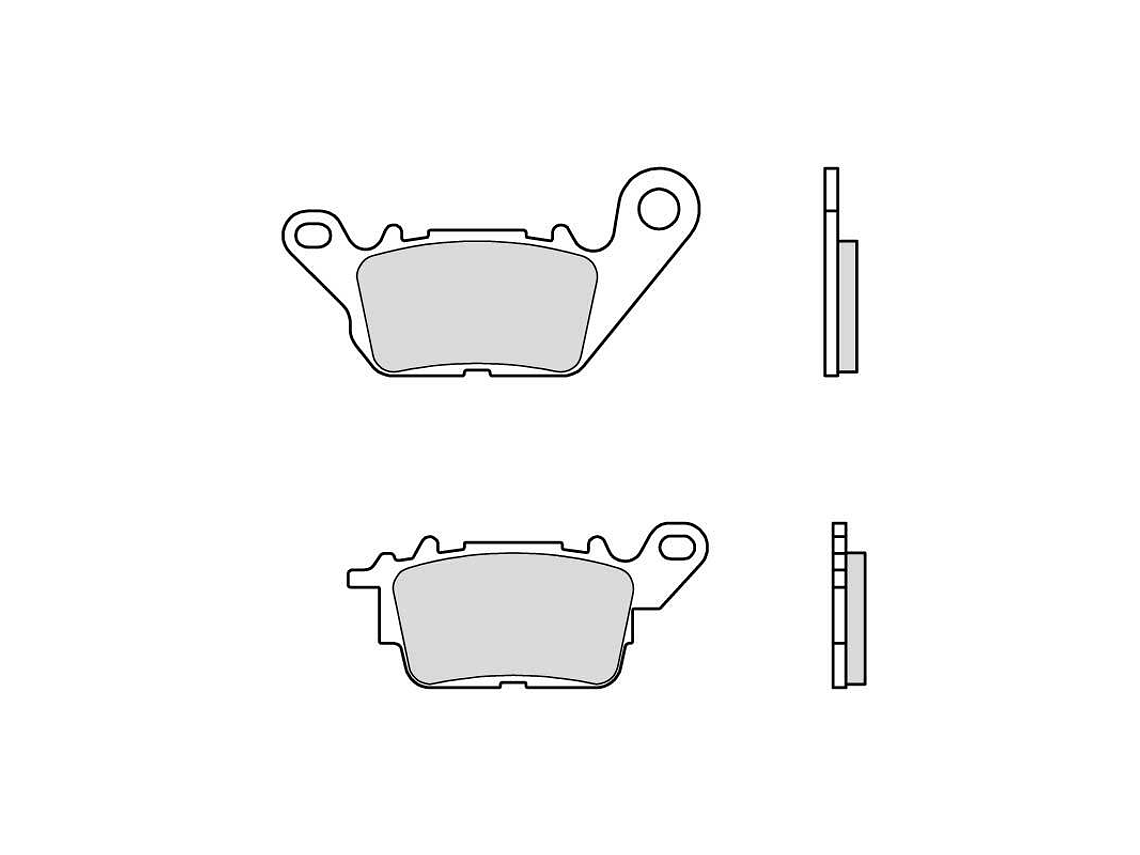 Pastilhas de Travão Carbono Cerâmicas N-MAX 125 Brembo 07113CC 2