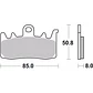 Sintered Brake Pads Aprillia RSV Brembo 07BB38SA - thumbnail 2