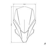 Viseira Yamaha MT-07 2021 PUIG Transparente 20619W